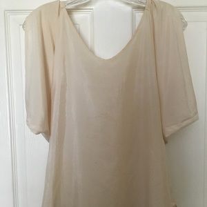 BCBG cold shoulder top
